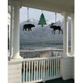 thumbnail image 2 of Village Wrought Iron HOS-19 Moose Décoration Silhouette, 2 of 2