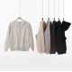 thumbnail image 2 of Autumn/Winter Heavyweight 500g Double-Headed Zipper High Neck Cardigan Jacket Solid Color Loose Casual Hoodie, 2 of 4