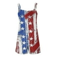 thumbnail image 5 of QATAINLAV 4th of July Overalls Women, American Flag Prints Romper Womens Casual Casual Festival Playsuits Lightweight Comfy Going Out Sport Jumpsuit with Pocket Today's Lightning Sales Multicolor L, 5 of 6