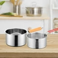 thumbnail image 2 of DOLITY Milk Pan 2.5L Cookware Multifunctional Sauce Pan for Cooking Restaurant Home pot with fry basket, 2 of 9