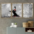 thumbnail image 2 of wall26 Framed Canvas Print Wall Art Set Spray Paint Banksy Rocket Plane Graffiti &amp; Street Art Comic Book Illustrations Modern Art Urban Portrait for Living Room, Bedroom, Office - 16"x24&quo, 2 of 5