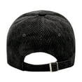 thumbnail image 6 of Riforla Corduroy Baseball Cap for Men and Women Stylish Casual Sun Hat Versatile Soft Texture Sunshade Cap Hats for Woman Black, 6 of 8