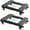 21"-Set of 2, variant on Heavy Duty Furniture Moving Dolly - Adjustable Furniture Movers with 4 Swivel Casters Wheels, Small Wood & Metal Floor Flat Dollies Cart, One Pack