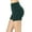 HUNTER GREEN, variant on Womens & Plus Soft Cotton Stretch High Waist Sports Short Pants with Wide Waist Band (COFFEE, S)