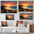 thumbnail image 4 of Designart "Coastal Retreat with Camping Tents II" Landscapes Framed Wall Art Decor - Country Yellow Camping Travel Hallway Framed Wall Art Decor, 4 of 6