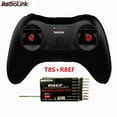 thumbnail image 1 of T8S 8CH RC Radiolink Remote Controller Transmitter 2.4G with R8EF or R8FM Receiver Handle Stick for FPV Quad Drone Airplane Car T8S+R8EF right-hand throttle, 1 of 5