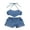 Blue, variant on Bagilaanoe 2pcs Toddler Baby Girl Short Pants Set Heart Sleeveless Camisole Tops   Ripped Jeans Shorts 1T 2T 3T 4T 5T 6T Kids Casual Summer Denim Outfits