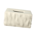 thumbnail image 4 of yuksok Tissue Container Holder Ceramic Tissue Box for Tabletop Living Room Bathroom brown, 4 of 9