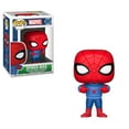 thumbnail image 4 of Funko POP! Marvel Holiday Collectors Set - Groot w/ Lights & Ornaments, Spiderman-Man w/ Ugly Sweater, Hulk w/ Stocking & Plush, Deadpool w/ Candy Canes, 4 of 5