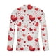 thumbnail image 5 of Blusas y camisas de manga larga y cuello redondo para hombre, camisetas casuales con estampado de moda y cuello redondo, blusas de licra de manga corta para hombre., 5 of 5
