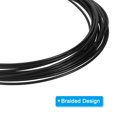 thumbnail image 3 of Unique Bargains 32.8 Feet Picture Hanging Wire, Coated Cable 304 Stainless Steel Rope Black 0.12' Dia., 3 of 6