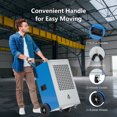 thumbnail image 7 of 22 Pints Portable Commercial Dehumidifier with Pump, Industrial Dehumidifier with Handle & Wheels, 7 of 7