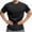 Black, variant on Xunlbb Men's Outdoor Short Sleeve Men's Solid Color Sports Leisure And Fitness Sleeved T-shirt Sleeve Round Neck Short Sleeve M-3XL