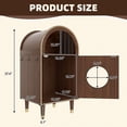 thumbnail image 3 of WGYPRIME Arch Cat Litter Box Enclosure, Modern Indoor Cat House with Two-Level Cozy Haven for 2 Cats, Large Cat Washroom, 3 of 11