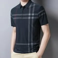 thumbnail image 4 of QUINDOS Casual Shirts for Men Polo Short Sleeve Collared Shirts Print Loose Work Moisture Wicking T-shirts, 4 of 4