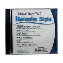 Songs Of Prayer Volume 2 Christian Karaoke Style NEW CD G Daywind 6 Songs