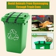 thumbnail image 3 of KANCOKIT 2PCS Trash Can Locks for Animals, Garbage Can Lid Locks with Metal Claw, Adjustable Garbage Straps Clips Outdoor for Keep Out Raccoon, Black, 3 of 7