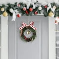 thumbnail image 3 of Festive Seasonal Wreath for Front Door Celebration Greenery Arrangement for Home, 3 of 6