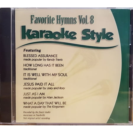 Favorite Hymns Volume 8 Daywind Christian Karaoke Style NEW CD+G 6 Songs