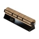 thumbnail image 4 of Calendario de escritorio perpetuo rotatorio Colección de calendarios de mesa Moderno de madera con ruedas Negro, 4 of 8