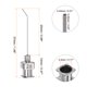 thumbnail image 2 of 12uds Dispensadoras Agujas, 26 Calibre 1" Inoxidable Acero Romo Punta 45 Grados Dobladas Dispensadoras Agujas para Tinta Cartuchos, Pegamento, Jeringas, Carpintería, 2 of 5