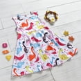 thumbnail image 6 of EnJoCho toddler Dress Baby Girls Spring Summer Print Dinosaur Sleeveless Princess Dress Clothing Little Children Girl Trendy Dress Outfits Cute Dresses 5-6 Years, 6 of 6
