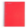Spiral durable notebooks 2 pack 3 subject college ruled walmart