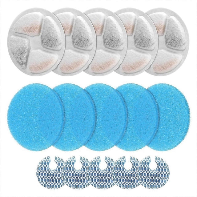 Cat Water Fountain Filters for 2L/67oz Round Pet Water