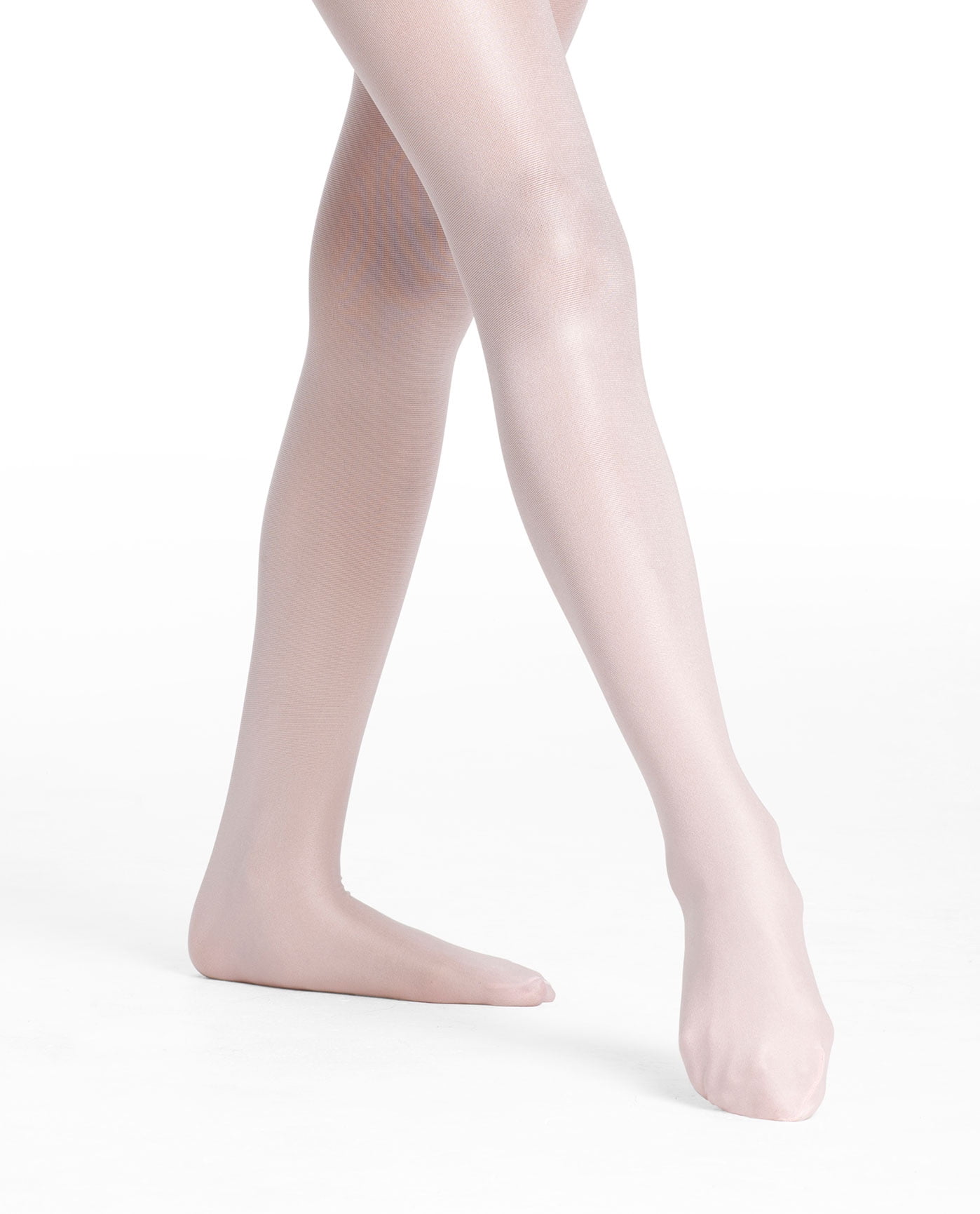 Danskin Girl's Shimmery Footed Dance Tights, Sizes 416