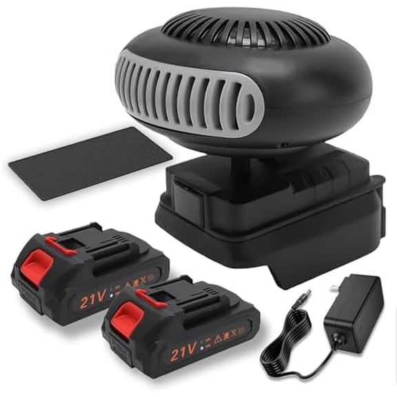 Battery Operated Space Heater with USB Ports for Camping, Indoor and Car Use