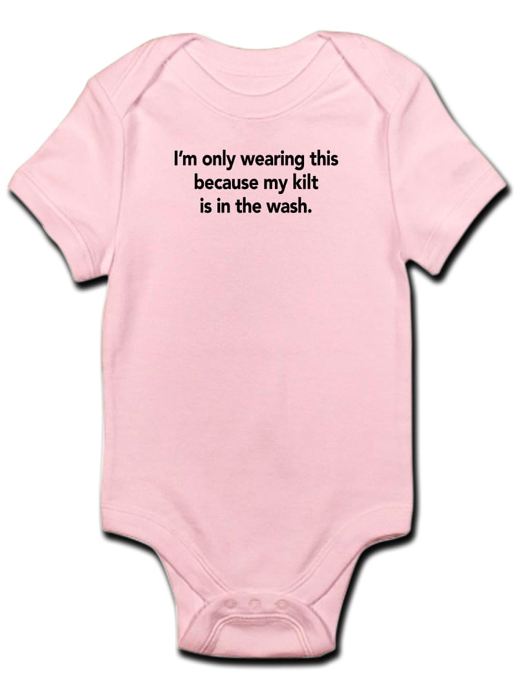 Cute Infant Bodysuit Baby Romper CafePress Kilt