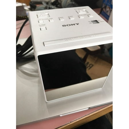 - Sony ICF-C1T Alarm Clock Radio with Dual Alarms - White - ICFC1T