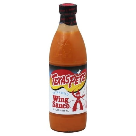 Texas Pete Wing Sauce Extra Mild 12 fl oz (Pack of 4)