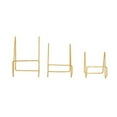 thumbnail image 2 of Impressive Metal Easel Gold Set Of 3, 2 of 2