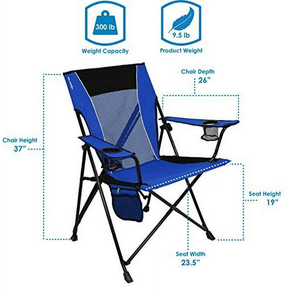 Kijaro  Dual Lock Portable Camping and Sports Chair