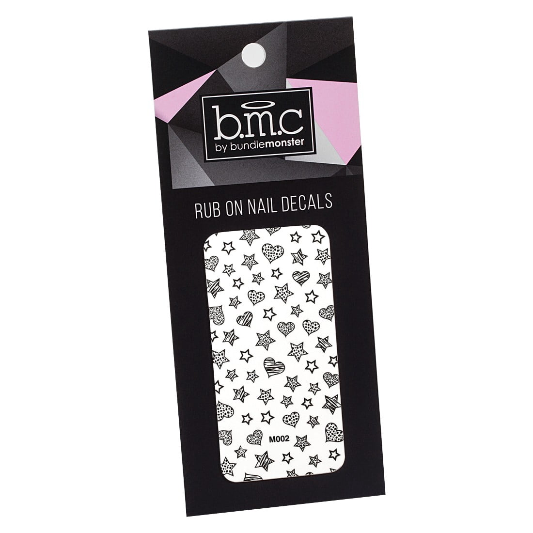 Maniology Formerly Bmc 4pc Shapies Rub On Nail Art Decals Set