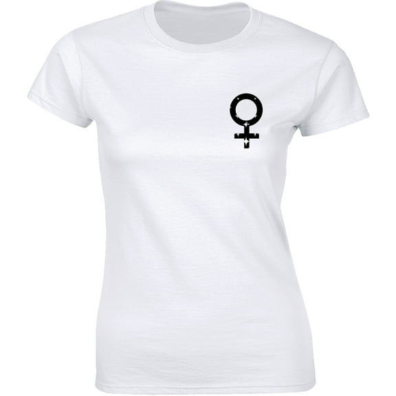 Female Pride Symbol Top Festival Boho Feminist Gene Women's T-Shirt