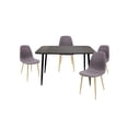 thumbnail image 1 of Comedor Murcia  Rectangular 120x70 para 4 personas con Sillas Murcia Grises, 1 of 5