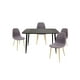 thumbnail image 1 of Comedor Murcia  Rectangular 120x70 para 4 personas con Sillas Murcia Grises, 1 of 5