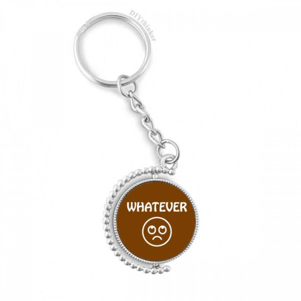 Expression Whatever Choice Influence Rotatable Keyholder Ring Disc