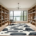 thumbnail image 2 of ODIKA 3'x5' Machine Washable Non-Slip Area Rug, Zen Grey High Traffic Rug, Grey, 1305023, 2 of 7