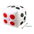 thumbnail image 3 of Teissuly 2pc Outdoor Giant Inflatable Dice Set For Indoor And Outdoor Broad Game Pool Party Festival Decorations Game 13 Inch Inflatable Dice, 3 of 8