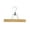 Khaki, variant on GiLiling Natural Wooden Pants Hangers Wooden Pants Hangers with Clips Non Slip Skirt Hangers Trouser Clamp Hanger Solid Wood Hanger