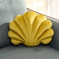 thumbnail image 2 of Yuedong Sofa Accessories Cushions Seashell Pillow Pillows Scallop-shaped Dutch Velvet Linen 3 Colors Fairy Stuffed, 2 of 10