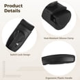 thumbnail image 3 of 2 Pcs Detachable Pan Handle, Black Plastic Removable Handle with Heat Insulation, Universal Replacement for Frying Pans, Pots & Skillets, 7.5 x 1.6 in, 3 of 5