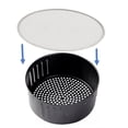 thumbnail image 5 of Para freidoras de aire domésticas, accesorios de malla a prueba de grasa, acero inoxidable encriptado 304, 5 of 5