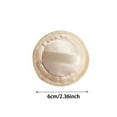 thumbnail image 2 of 2 Pack Velour Face Powder Puff Makeup Applicator Vintage Makeup Container Round Makeup Sponge Blending Makeup Puff with Handle Makeup Mixing Plate Acrylic Foundation Cushion Applicator for Keep, 2 of 5
