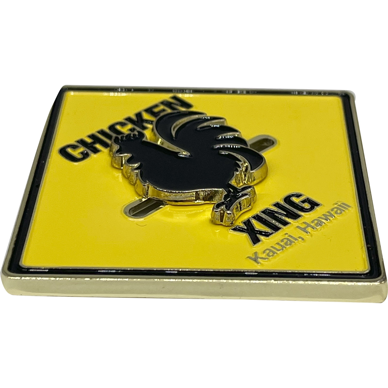 Souvenir Magnet Magnet Motion Rooster Crossing