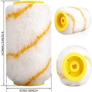 Kezqiaxn Paint Edger Roller Brush, Multifunctional Hand-Helds Cleancut Paint Edger Roller Brush Portable Tool, Rexroth Pole Mountables Paint Edger with Roller and Brush for Room Wall Ceiling Painting