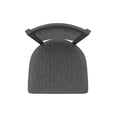thumbnail image 3 of 870 Hadleigh 30" Swivel Bar Stool with Pewter Finish and Graph Coal Seat and Back, 3 of 5